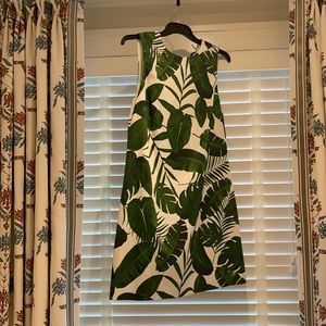 Alice and Olivia. Tropical leaf mini shift Size 10